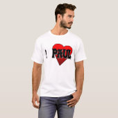 I Heart Paul T-shirt (Voorkant volledig)