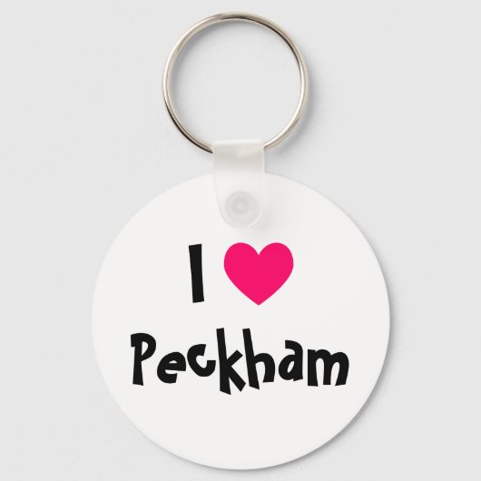 I Heart Peckham Sleutelhanger (Voorkant)