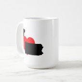I Heart Pennsylvania Koffiemok (Voorkant links)