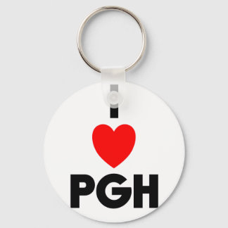 I Heart PGH Sleutelhanger