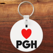 I Heart PGH Sleutelhanger (Voorkant)