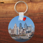 I Heart Philly Skyline, Closeup Sleutelhanger (Voorkant)
