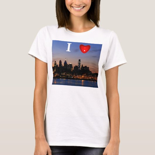 I Heart Philly Twilight Tee Shirt (Voorkant)
