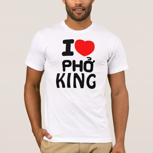 I Heart Pho King T-shirt (Voorkant)