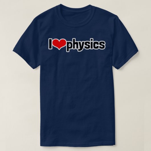 I Heart Physics T-shirt (Design voorkant)