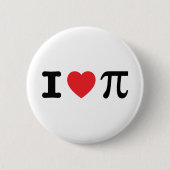 I Heart Pi Button (Voorkant)