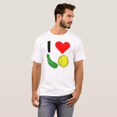 I Heart Pickle Ball T-shirt (Voorkant volledig)