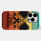 I Heart Pickleball - Fun Pickleball Lover Design Case-Mate iPhone Case (Achterkant (horizontaal))