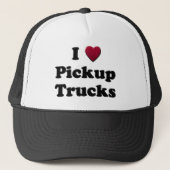 I Heart Pickup Trucks Trucker Pet (Voorkant)