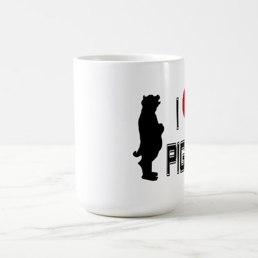 I Heart Piggies coffe mok (Center)