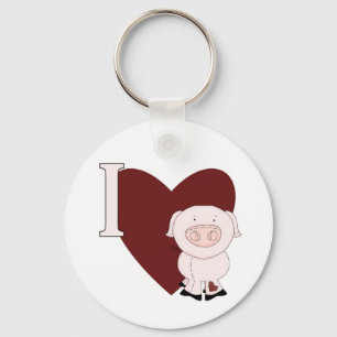 I Heart Piggies Sleutelhangers
