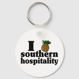 I Heart (Pineapple) Southern Hospitality Sleutelhanger