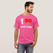 I Heart Ping Pong T-shirt (Voorkant volledig)