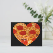 I Heart Pizza Briefkaart (Staand voorkant)