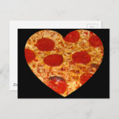 I Heart Pizza Briefkaart (Voorkant / Achterkant)