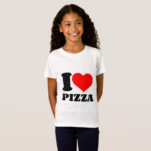 I HEART PIZZA T-SHIRT (Voorkant volledig)