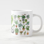I Heart Plants Jumbo Mug Grote Koffiekop (Rechts)