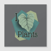 I Heart Plants magnet (Voorkant)