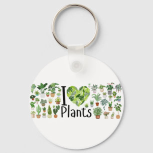 I Heart Plants sleutelhanger 