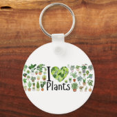 I Heart Plants sleutelhanger  (Achterkant)