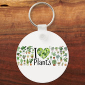 I Heart Plants sleutelhanger  (Voorkant)