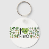 I Heart Plants sleutelhanger  (Achterkant)