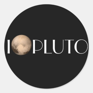 I Heart Pluto New Horizon Sticker
