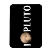 I Heart Pluto Nieuwe Horizon Flexibele Magneet (Verticaal)
