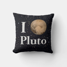 I Heart Pluto Starry Sky Kussen