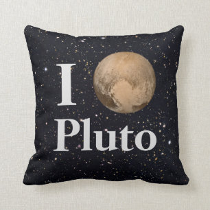 I Heart Pluto Starry Sky Kussen