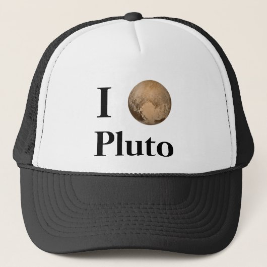 I Heart Pluto Trucker Pet (Voorkant)