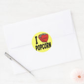 I Heart Popcorn stickers (Envelop)