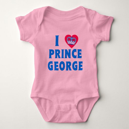 I HEART PRINCE GEORGE beroemd gemaakt door Heart a Romper (Voorkant)