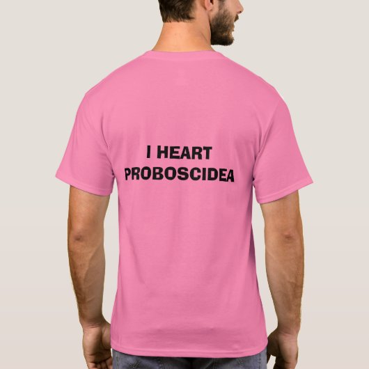 I HEART PROBOSCIDEA T-SHIRT (Achterkant)