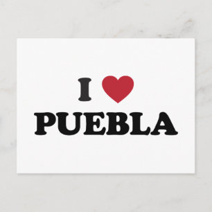 I Heart Puebla Mexico Briefkaart