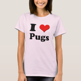 I Heart Pugs T-shirt
