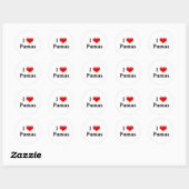 I Heart Pumas Ronde Sticker (Vel)