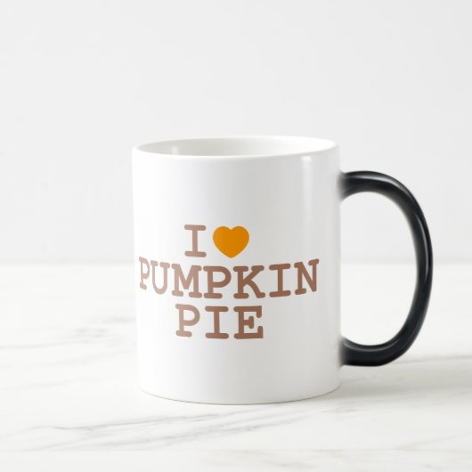 I Heart Pumpkin Pie Magische Mok (Rechts)
