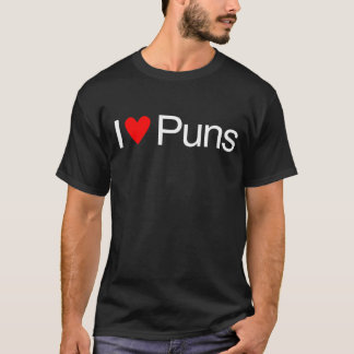 I Heart Puns T-shirt