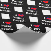 I Heart Puppy Breath Cadeaupapier (Hoek)