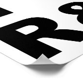 I Heart R&B Funny Poster (Hoek)