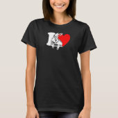 I Heart Rabbits  Rabbit Cute Bun Bunbun Bunny T-shirt (Voorkant)