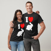 I Heart Rabbits Rabbit Cute Bun Bunbun Bunny T-shirt (Unisex)