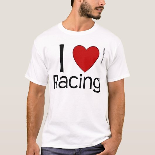 I Heart Racing Shirt (Voorkant)