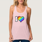 I Heart Rainbow Tanktop (Voorkant)