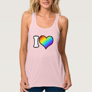 I Heart Rainbow Tanktop