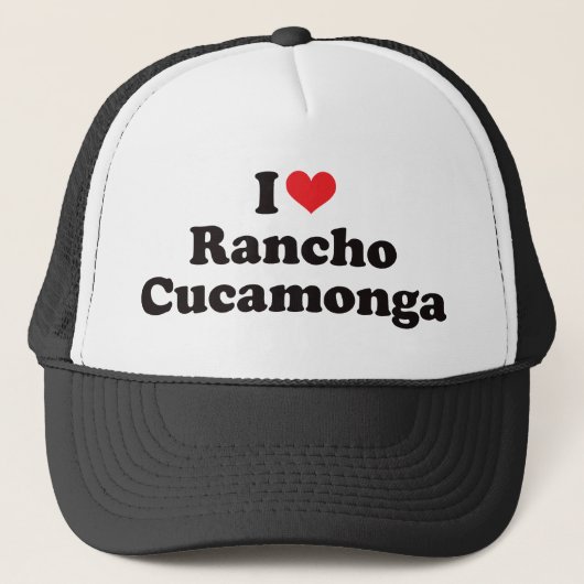 I Heart Rancho Cucamonga Trucker Pet (Voorkant)