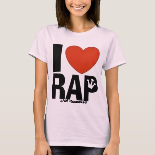 I Heart Rap T-shirt (Voorkant)