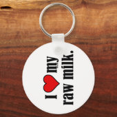 I Heart Raw Milk Sleutelhanger (Voorkant)