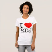 I Heart RDJ T-shirt (Voorkant volledig)